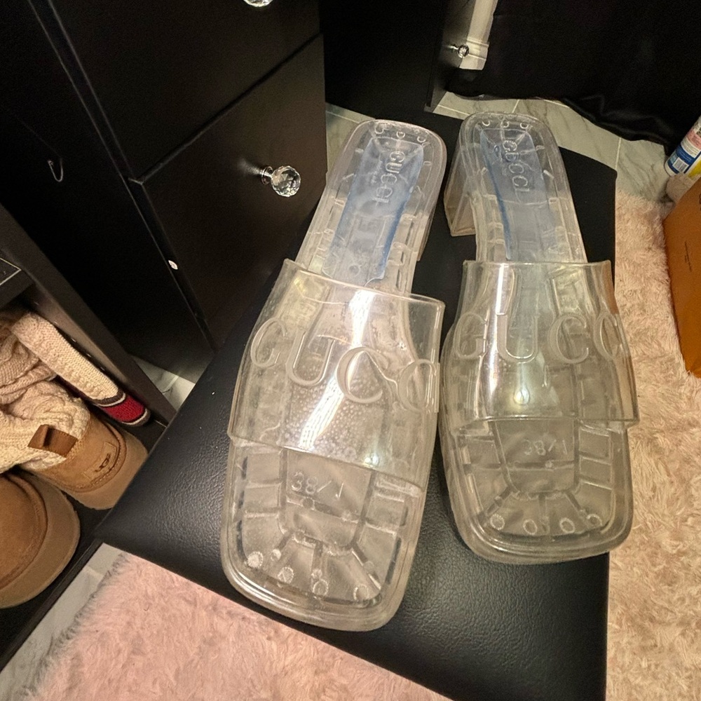 Gucci rubber sandals